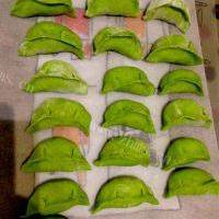 翠绿的菠菜饺子的做法图解六