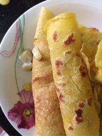 自制香蕉蛋饼