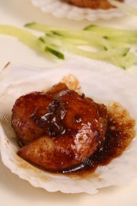美味肉片扇贝做法图解3)