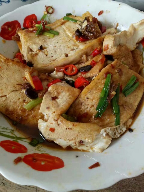 独特的香煎豆腐