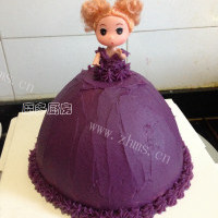 可爱紫薯芭比公主蛋糕的做法图解二十五