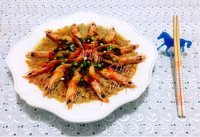 鲜美无敌的蒜蓉海虾蒸金针菇的做法图解十六