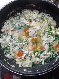 味道不错的青菜鸡蛋面