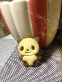 DIY熊猫饼干做法图解13)