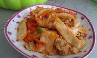 鸡蛋炒饼自制