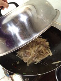 就爱吃肉片炒萝卜丝做法图解10)