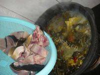绿色食物酸菜鱼做法图解12)