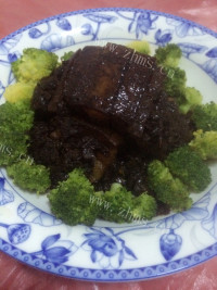 美味的芽菜扣肉