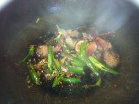 软嫩的青椒炒腊肉