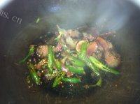 软嫩的青椒炒腊肉