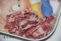 家常菜豆角丝炒肉做法图解4)