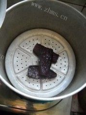 自制香蕉紫薯沙拉做法图解2)