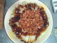 家常菜肉末蒸冬瓜做法图解5)