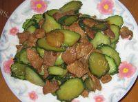 「DIY」黄瓜炒肉片