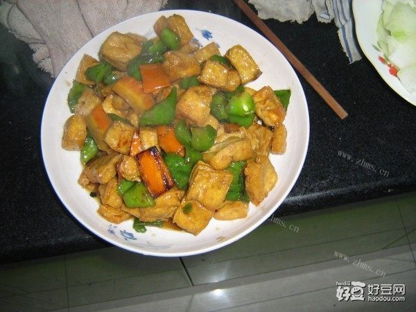 素炒豆腐泡