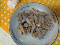 美味黄瓜炒肚尖做法图解3)