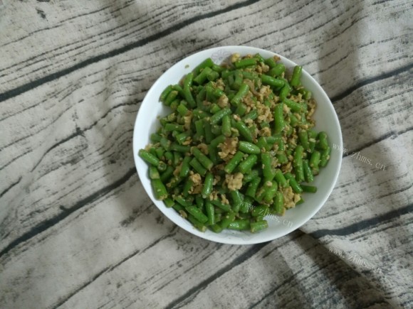豆角炒鸡蛋