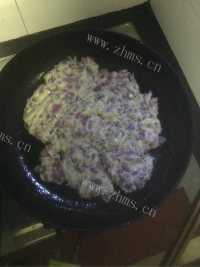 自制槐花饼做法图解7)