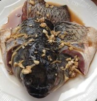 美味的剁椒鱼头做法图解6)