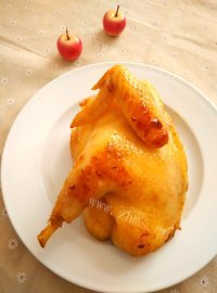 美味的电饭锅盐焗鸡做法图解9)