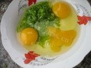 青椒鸡蛋饼做法图解3)