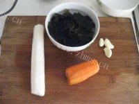 黑木耳炒山药自制做法图解1)