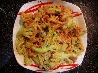 简单版菜花炒肉