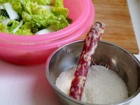 美味的腊肠饭做法图解1)