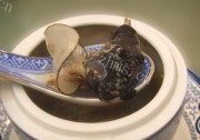 清淡的海底椰百合炖竹丝鸡做法图解4)