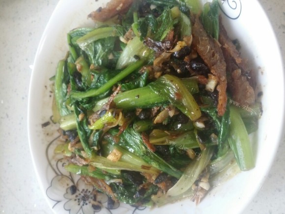 色味俱佳的豆豉鲮鱼油麦菜