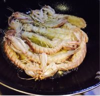 喷香的椒盐濑尿虾做法图解4)