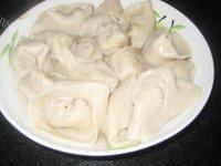 自己做的萝卜肉饺子