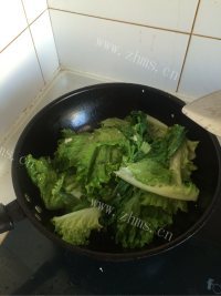 家常菜炒生菜做法图解4)