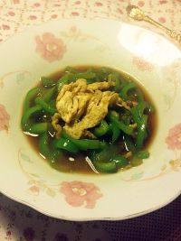 清香的青椒炒蛋