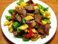 美味的苹果牛肉
