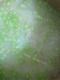 美味的双米粥做法图解4)