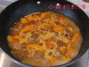 美味的豉香南瓜焖排骨做法图解6)
