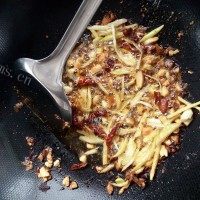 干煸眉豆做法图解5)
