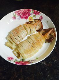 脆嫩可口的烤鱿鱼筒做法图解10)