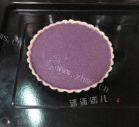 自制椰奶紫薯派做法图解17)