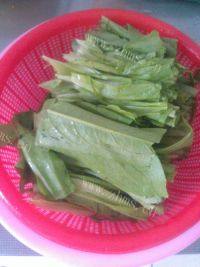 家常菜豆豉鲮鱼油麦菜做法图解1)