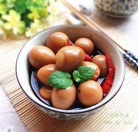 美味的卤鹌鹑蛋