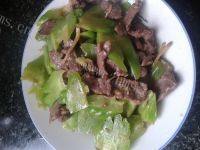 家常菜苦瓜牛肉