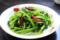 简单的清炒茼蒿