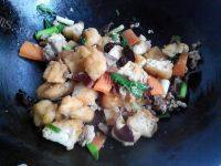 自创肉末油条