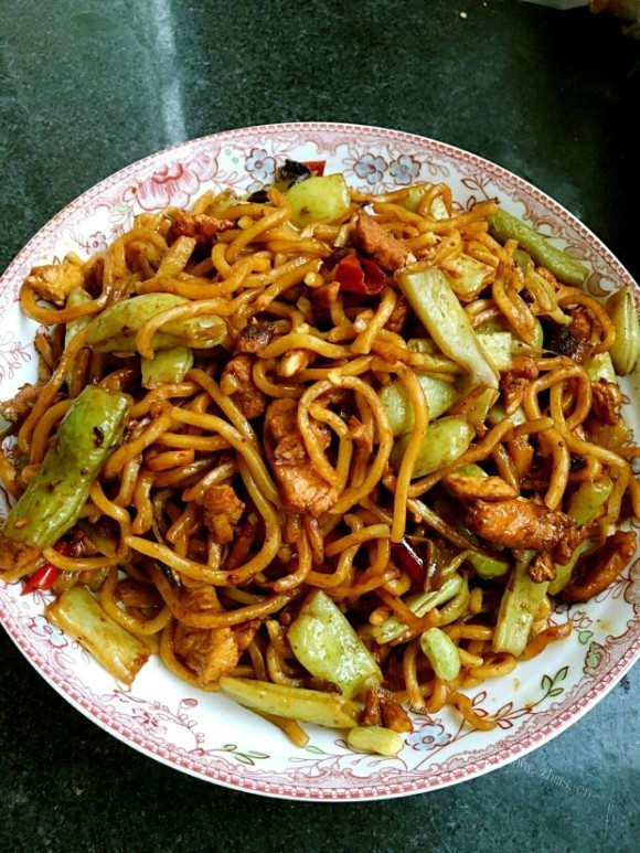 诱人的豆角焖面