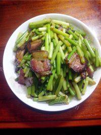 #爱美食#蒜薹炒腊肉