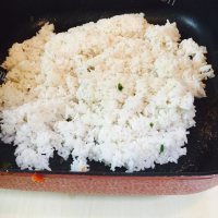 美味的杂菜炒饭做法图解5)