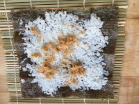 美味的火腿寿司做法图解3)