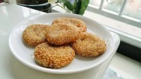 自制南瓜芝麻饼